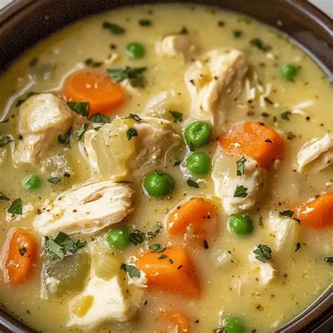 Ultimate High Protein Chicken Pot Pie Soup: Cozy Comfort Dish