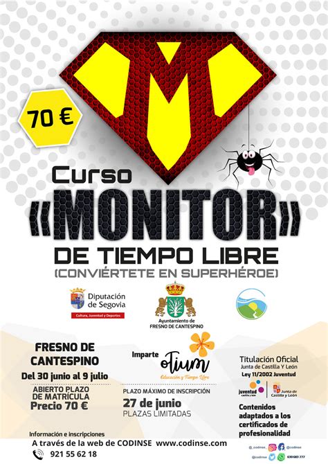 CURSO MONITOR TIEMPO LIBRE