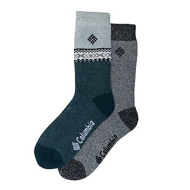 Men's Columbia 2-pk. Thermal Crew Socks