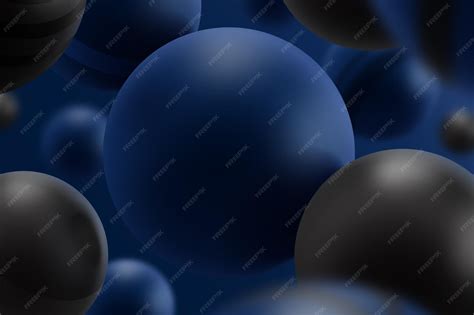 Fond de sphères en trois dimensions | Vecteur Gratuite
