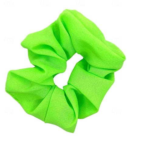 4 PCS Neon Scrunchies Set Retro Vintage 1980s Hair Accessories ...