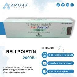 Human Erythropoietin Injection - Reli poietin 10000 iu injection Trader ...