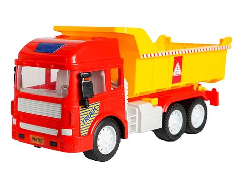 RATNA'S Dumper Truck My First Wheels Friction Powered Big Size Plastic ...