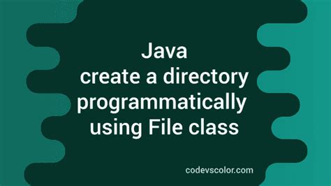 Image result for Java Create File in Directory