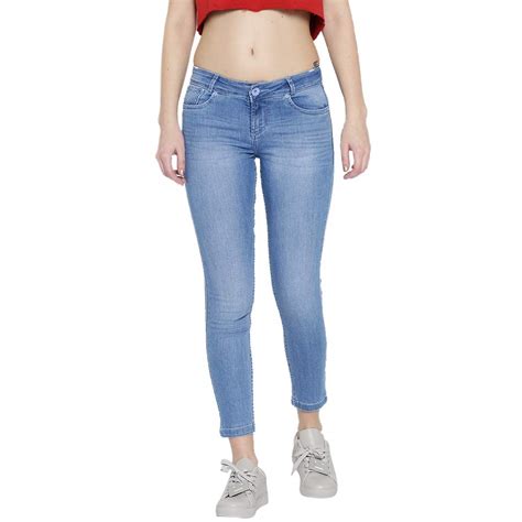 Buy XPOSE Women Blue Slim Fit Mid-Rise Clean Look Stretchable Jeans_32 ...