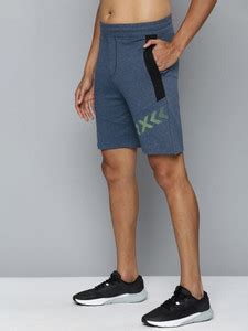 HRX by Hrithik Roshan Printed Men Blue Regular Shorts - Buy HRX by ...