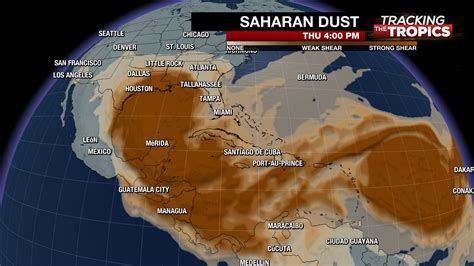 Tracking the Tropics: Saharan dust limiting tropical activity for near ...