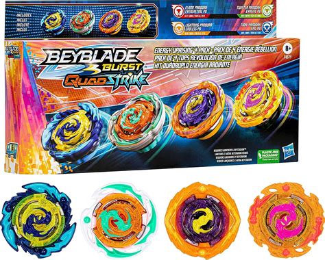 Beyblade Burst QuadStrike Energy Uprising Quad Pack Hasbro Toys - ToyWiz
