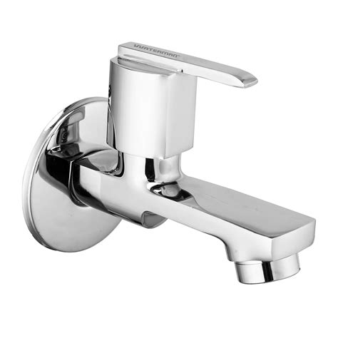 Waterman Magic Short Body Bib Tap with Brass Wall Flange for Bathroom ...