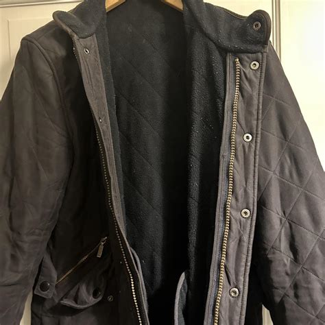 Thick quilted Barbour jacket in good... - Depop