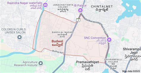 Budvel, Hyderabad - Map, Pin Code, & Property Rates 2025