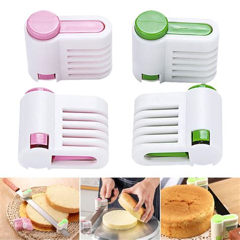 Buy 4Pack DIY Cake Leveler Slicer Cutter, 5 Different Thicknesses ...