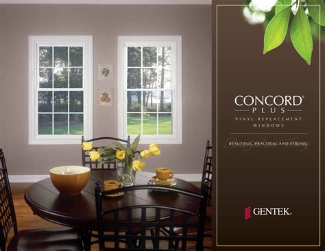 Gentek Building Products, Inc., Catalogs, Concord Plus Window Brochure ...