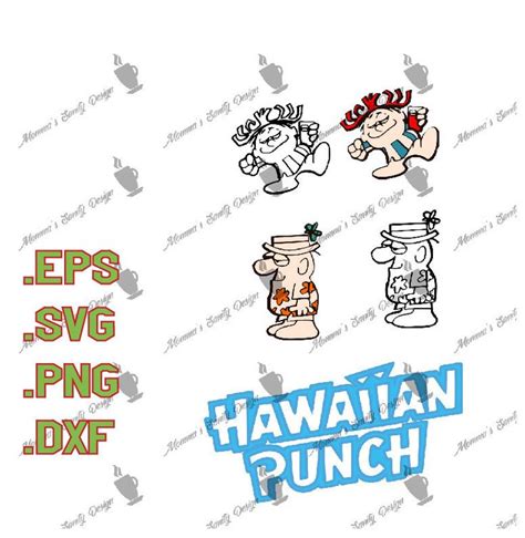 New in the shop! Hawaiian Punch Guy Multi-layer SVG cut file. Check it ...
