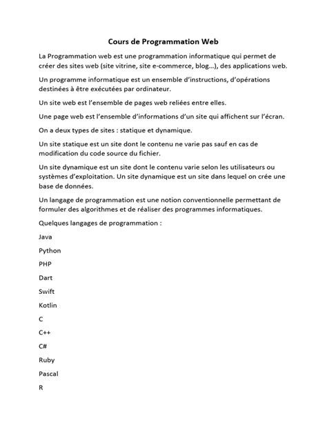 Image result for Cours de Programmation