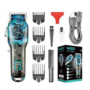VGR V-685 Salon Series Professional Cordless Hair Clippers Electric ...