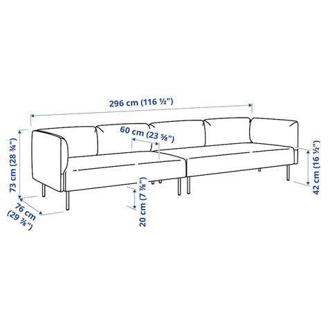 LILLEHEM 4-seat modular sofa - IKEA