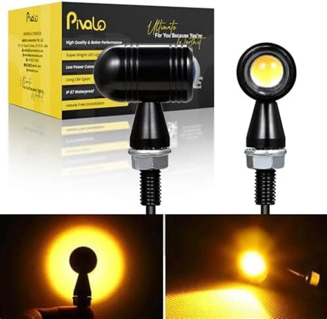 Pivalo Bullet Shape LED Turn Signal Lights 12V Universal Indicator ...