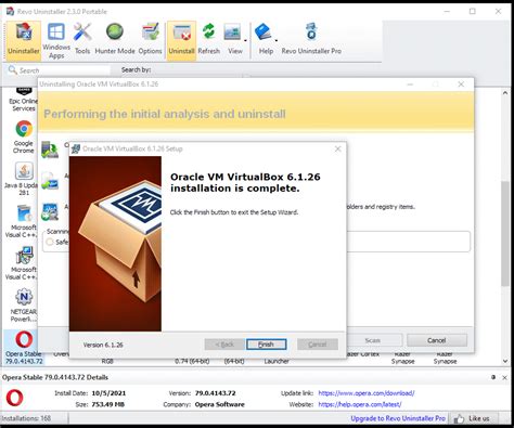 Image result for Oracle VirtualBox Uninstaller