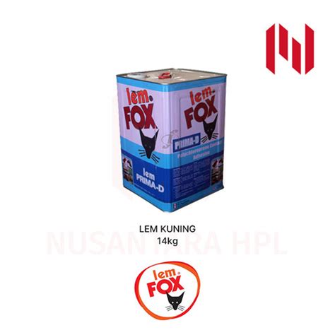 Jual FOX Lem Kuning PRIMA D Kemasan Blek 14kg - Kota Cimahi - Nusantara ...