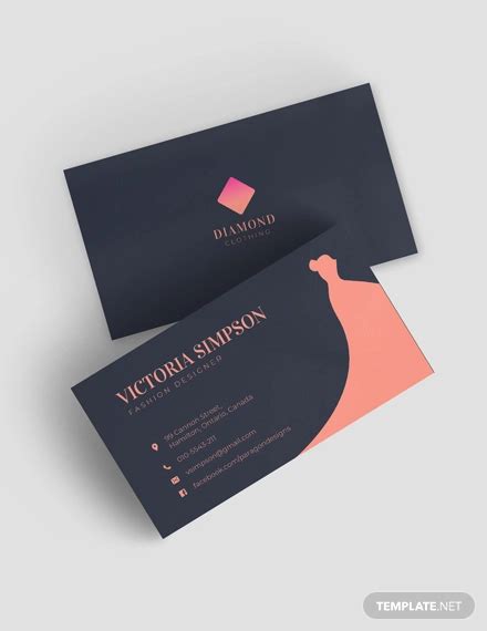 Business Card Design for Fashion 的图像结果