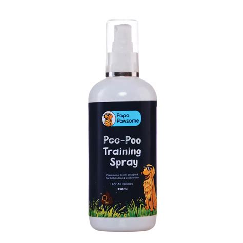 Pee-Poo Toilet Training Spray for Dogs & Cats Pack of 2 + Free Palm ...