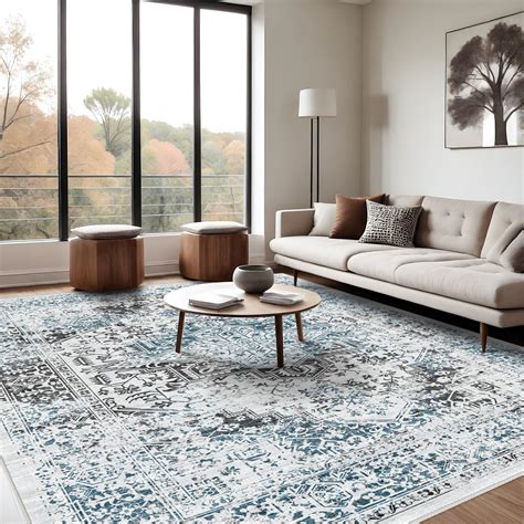 Amazon.com: Washable 10x14 Area Rugs - Large Rugs for Living Room Stain ...