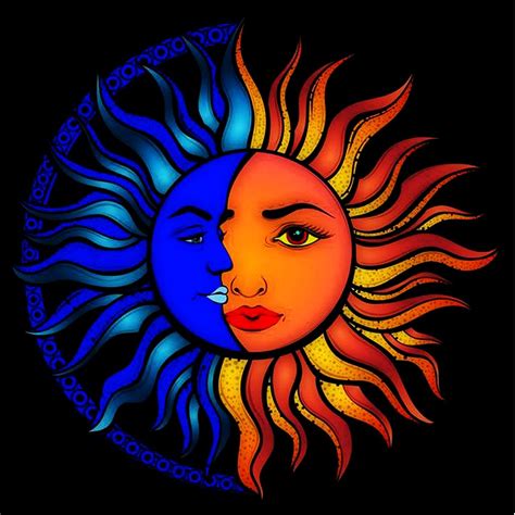 Download Drawing, Sun, Moon. Royalty-Free Stock Illustration Image ...