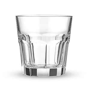 SAND DUNE Marocco Whiskey Glass Set of 6, 230ml Crystal Whiskey Glasses ...