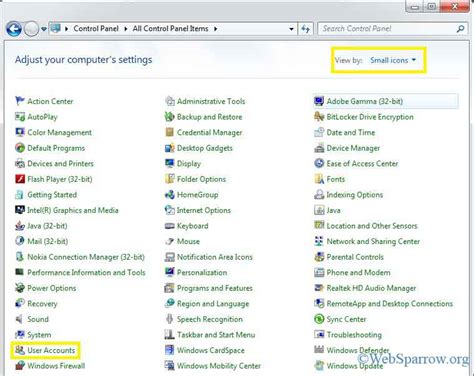 Image result for Windows 7 User Account Control Panel