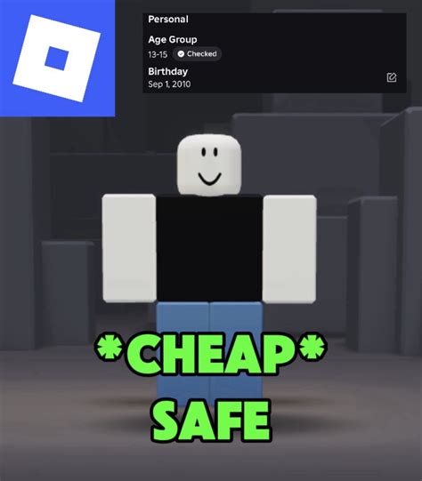 *CHEAP* Roblox (13-15) Age Group Bypass Verification | eBay
