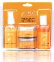 VLCC Pedi Glow Foot Care Kit - Scrub, Cleanser, Cream & Spray - Price ...