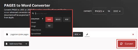 Image result for How to Convert Pages File to Word