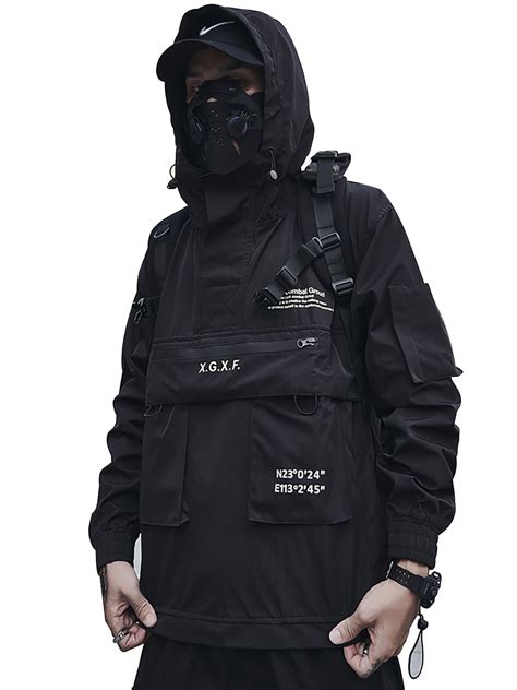 Niepce Inc Streetwear Black Combat Multi-pockets India | Ubuy