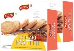 Bikano Achari Mathri (500 GM * 2) Price in India - Buy Bikano Achari ...
