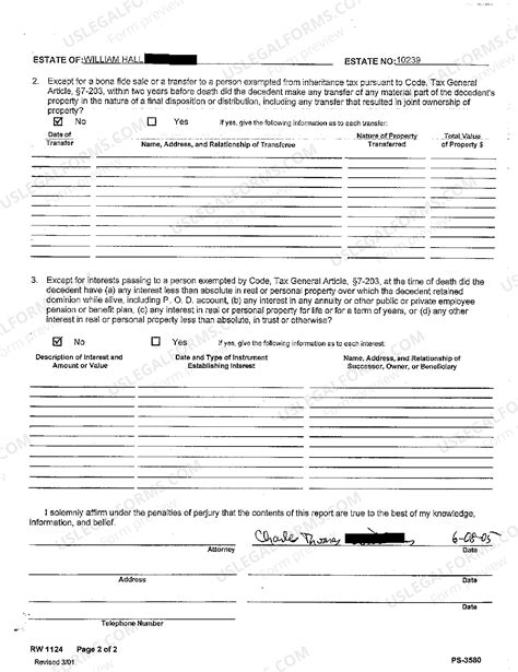 Maryland Register of Wills for Will of No Estate - Will Of No Estate ...