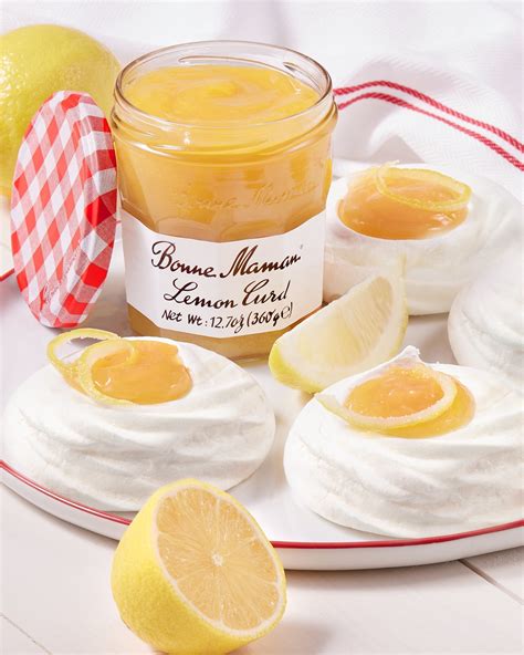 Mini Lemon Curd Pavlovas Bonne Maman USA