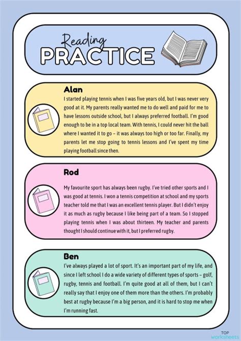 Sports Worksheet Reading Grade 2 的图像结果