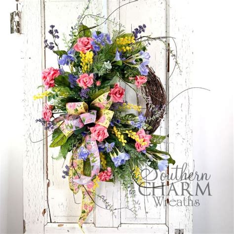 Spring Mesh Wreaths Tutorial 的图像结果