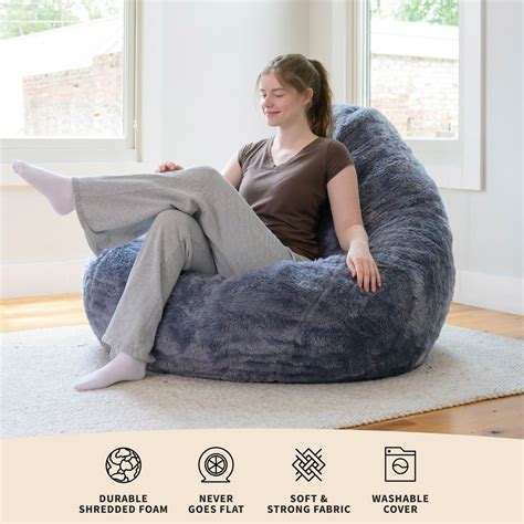 Lotus Foam Filled Bean Bag Chair | Big Joe® Bean Bag Chairs