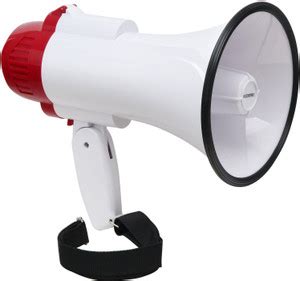 TECHGEAR 20W Handheld Lithium Rechargeable Battery Recorder Megaphone ...