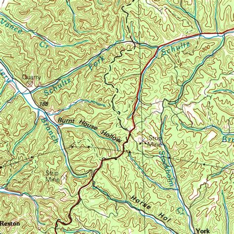 Maysville, KY-OH (1991, 100000-Scale) Map by United States Geological ...