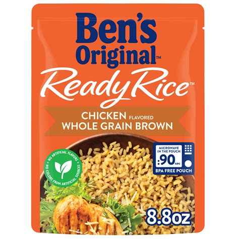 Snapklik.com : BENS ORIGINAL Ready Rice Chicken Flavored Whole Grain ...