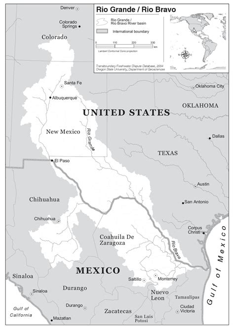 Rio Grande/Rio Bravo River Basin | Program in Water Conflict Management ...