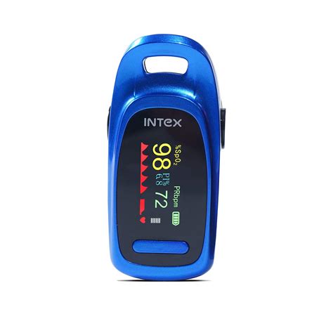 Intex OxiCare Pulse Oximeter with Oxygen Saturation Monitor, Heart Rate ...