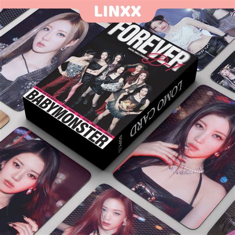 LINXX 55 Pcs BABYMONSTER FOREVER Album Lomo Card Kpop Photocards Postcards Series | Shopee Malaysia