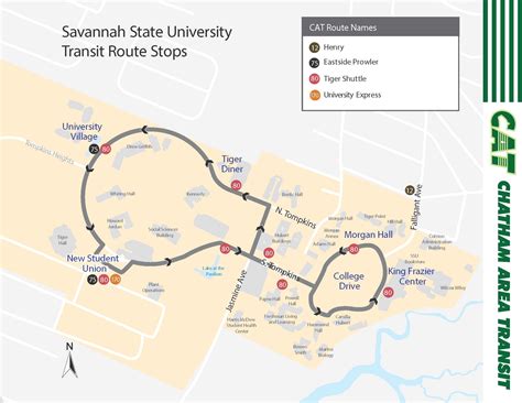Savannah State University Campus Map