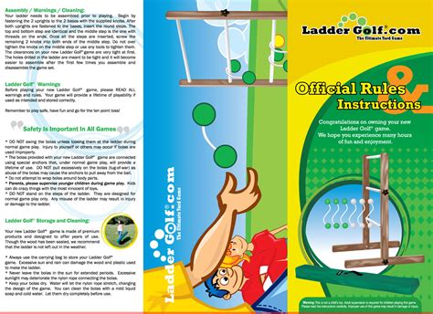 Ladder Ball Rules Printable, Web ladder golf official rules.