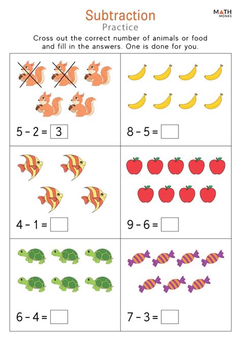 Image result for 1st Grade Math Subtraction Worksheets