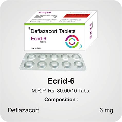 Ecrid 6 Tablets Medibyte A Division of Dr. Kumars Pharmaceuticals